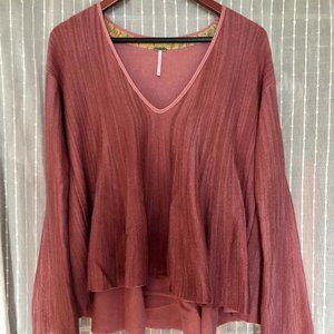 Free People Sweater with Bell Sleeves